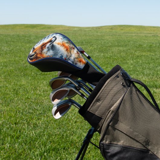 Vos in Gingham Golfheadcover (Insitu)