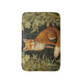 Vos in het bos, Art nouveau stijl Badmat (Voorkant Verticaal)