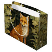 Vos in het bos, Art nouveau stijl Groot Cadeauzakje (Achterkant Gekanteld)