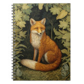 Vos in het bos, Art nouveau stijl Notitieboek (Voorkant)