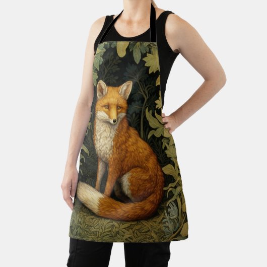 Vos in het bos, Art nouveau stijl Schort (Insitu)