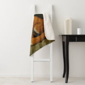 Vos in het bos, Art nouveau stijl Sherpa Deken (In situ)