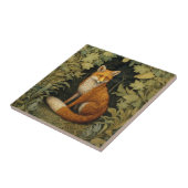 Vos in het bos, Art nouveau stijl Tegeltje (Zijkant)