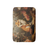 Vos in het bos humeurig Victoriaans Badmat (Voorkant Verticaal)