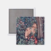 Vos in het bos, William Morris Magneet (Voorkant / Achterkant)