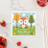 Vos in luiers Baby shower Servetten (Insitu)
