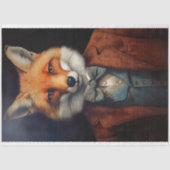 Vos in pak 1 Decoupage papier (Voorkant)