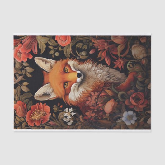 Vos in Tapestry 4 Decoupage papier (Voorkant)