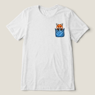 Vos in Zak Fun Dierelijk Denim Tri-Blend Shirt