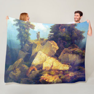 Vos jacht Josef Navrátil Na 1850 Fleece Deken