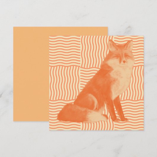 Vos kaart (Voorkant / Achterkant)