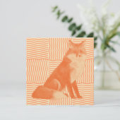 Vos kaart (Staand voorkant)