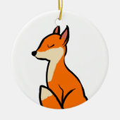  vos keramisch ornament (Voorkant)