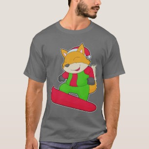 Vos Kerst Snowboard T-shirt