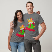 Vos Kerst Snowboard T-shirt (Unisex)