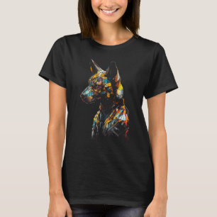Vos Kleurrijke Veelhoek Dierlijke Vos 1 T-shirt