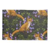 Vos, klokbloemen en klimop, groen, sinaasappel en  kussensloop (Achterkant-Links)