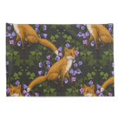 Vos, klokbloemen en klimop, groen, sinaasappel en  kussensloop (Achterkant-Rechts)