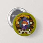 Vos Knop Ronde Button 5,7 Cm (Voorkant /achterkant)