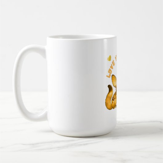 Vos Koppel Valentijn Kunst Koffiemok (Links)
