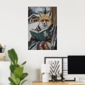 Vos Leest Ski Art Print Motiverende Winter (Thuiskantoor)