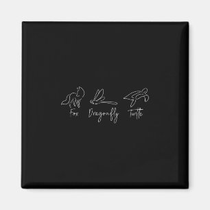 Vos Libel Schildpad Trump Meme Minimalist  Magneet