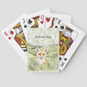 Vos Madeliefjes Bloemen Pokerkaarten (Achterkant)