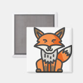 vos magneet (Voorkant / Achterkant)