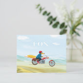 Vos-man Briefkaart (Staand voorkant)