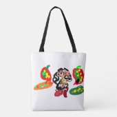 Vos markeert herfst tote bag (Achterkant)