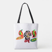 Vos markeert herfst tote bag (Achterkant)