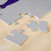 vos meisje knop legpuzzel (Zijkant)