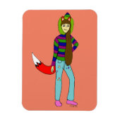 vos meisje   magneet (Verticaal)