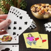 vos meisje pokerkaarten (Insitu)