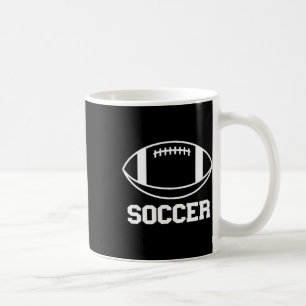 Vos meisje voetbalspeler op het veld leuk Kitsunem Koffiemok