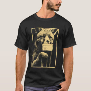 Vos met Bier Dier Drinken Humor voor St Patrick T-shirt
