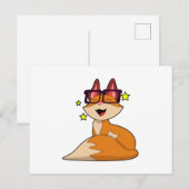 Vos met Bril Briefkaart (Voorkant / Achterkant)