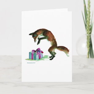 vos met cadeau kaart