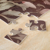 Vos met dromerige roze bloem legpuzzel (Zijkant)
