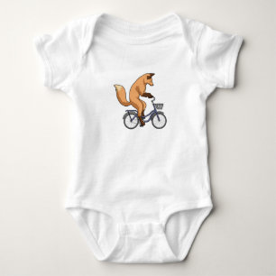 Vos met fiets romper