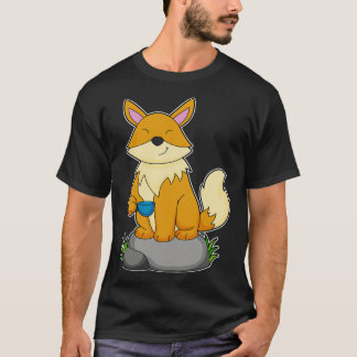 Vos met koffiekopje 2 t-shirt