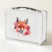 Vos Metalen Lunchbox (Achterkant)