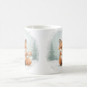 Vos Mok Cute Waterverf Winter Kerstcadeau Hout (Center)