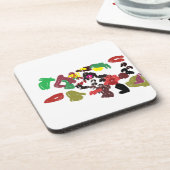 Vos mooie herfst bier onderzetter (Linkerzijde)