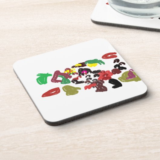 Vos mooie herfst bier onderzetter (Linkerzijde)