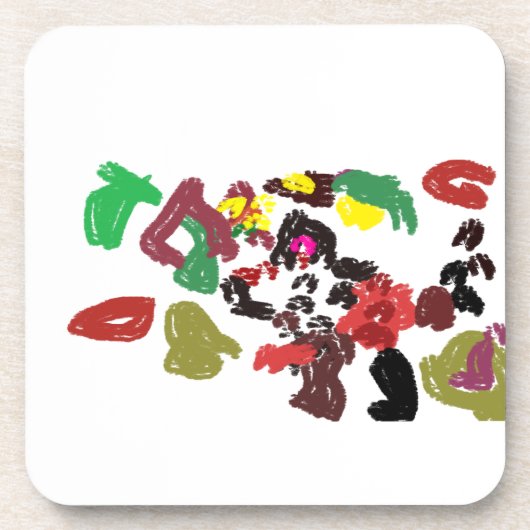 Vos mooie herfst bier onderzetter (Voorkant)