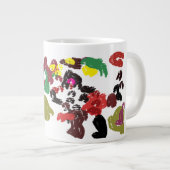 Vos mooie herfst grote koffiekop (Voorkant rechts)