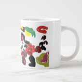 Vos mooie herfst grote koffiekop (Rechts)