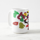 Vos mooie herfst koffiemok (Voorkant links)