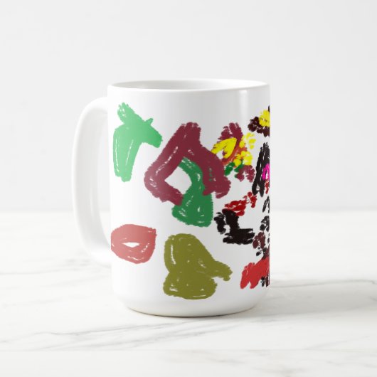 Vos mooie herfst koffiemok (Voorkant links)